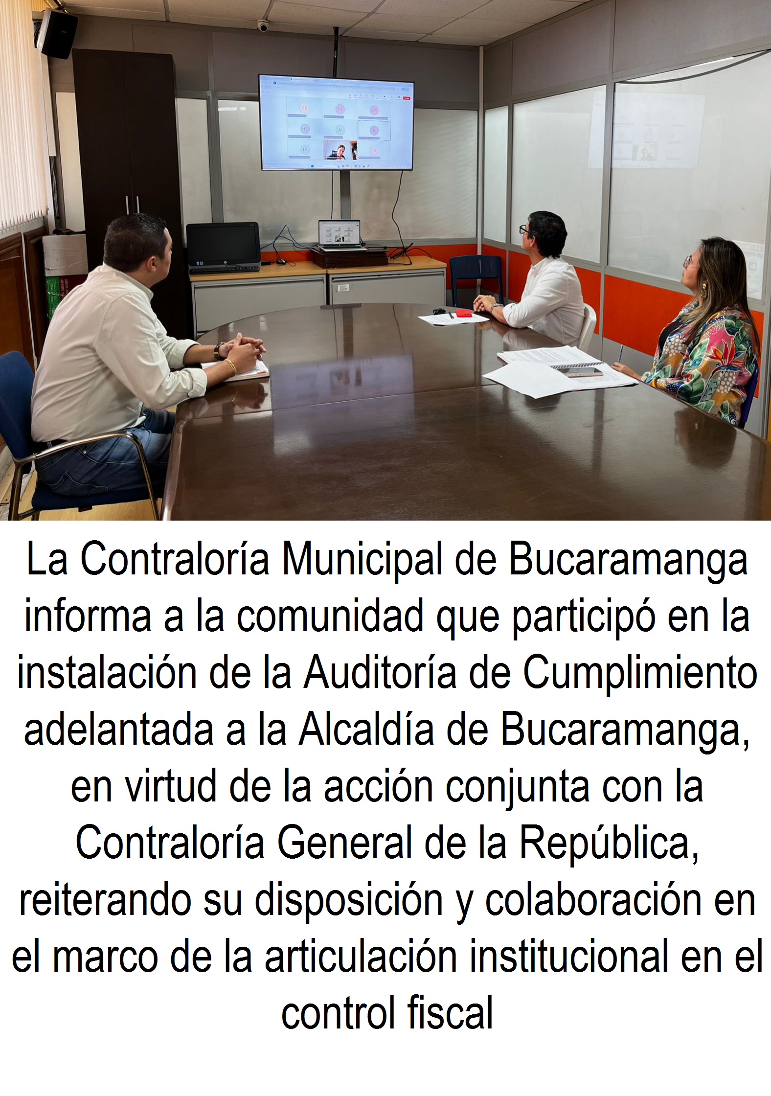 INSTALCION AUDITORIA DE CUMPLIMIENTO ALCALDIA DE BUCARAMANGA...